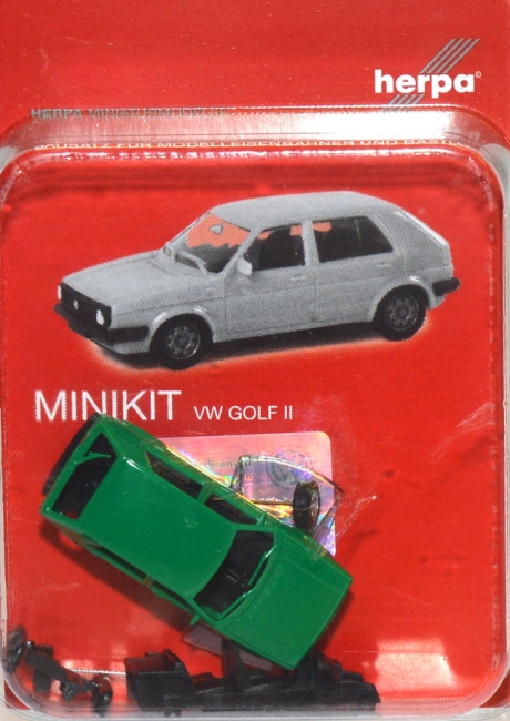 VW Golf 2 4türig grün Minikit