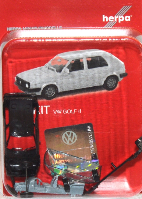 VW Golf 2 4türig schwarz Minikit