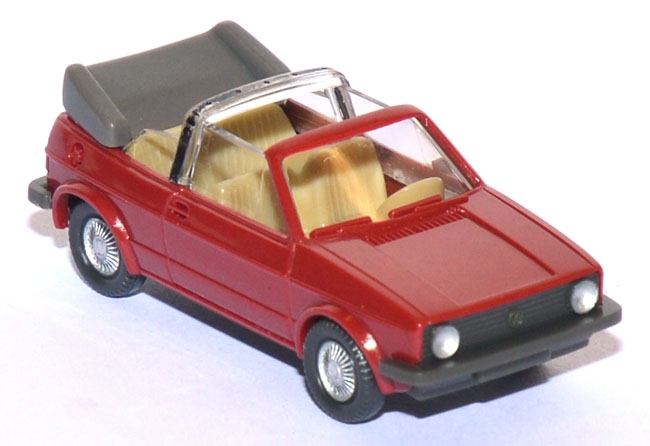 VW Golf 1 Cabriolet hellbraunrot