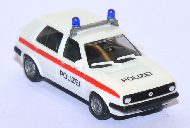 VW Golf 2 facelift 4türig Polizei Österreich