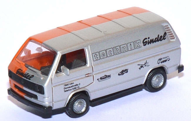 VW T3 Kas­ten Sindel orange / silber