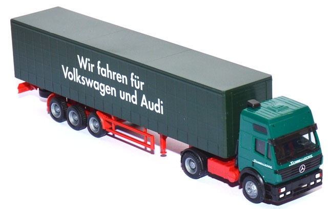 Mercedes-Benz SK 94 Pritschensattelzug Schnellecke - Wir fahren für Volkswagen und Audi