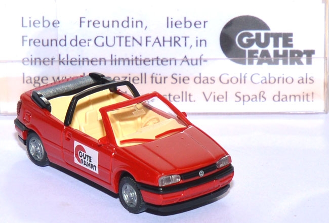 VW Golf 3 Cabrio Gute Fahrt rot