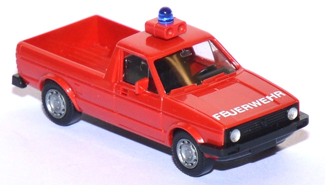 VW Caddy 1 Feuerwehr rot