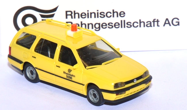 VW Golf 3 Variant Rheinbahn gelb