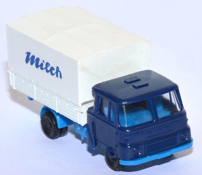 Robur LO 3000 Pritschen-​LKW Milch blau