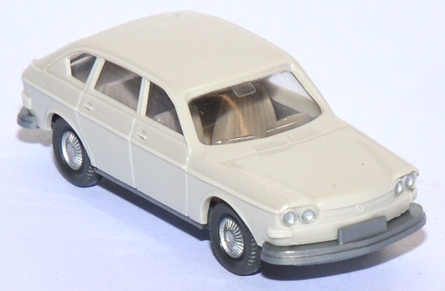 VW 411 Limousine grauweiß