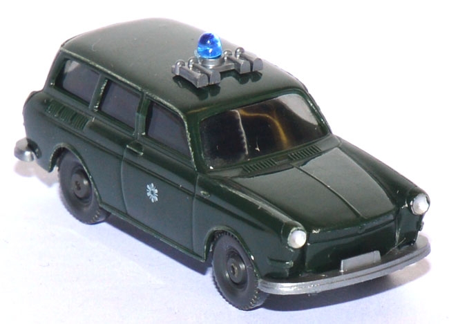 VW 1500 Variant Eckhauber Polizei tannengrün