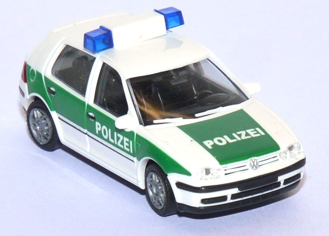 VW Golf 4 4türig Po­li­zei grün