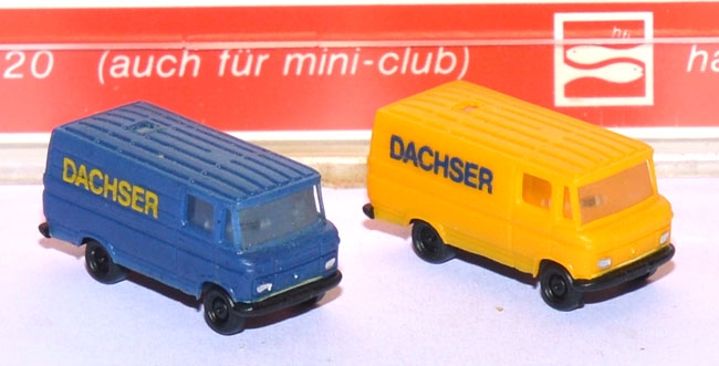 Mercedes-Benz 508 D Kasten Dachser 1:220 - 2 Stück