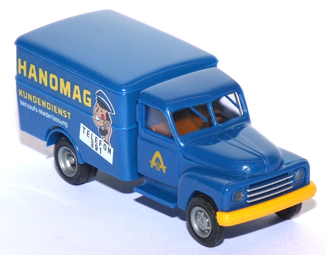 Hanomag L 28 Koffer-LKW Hanomag Kundendienst