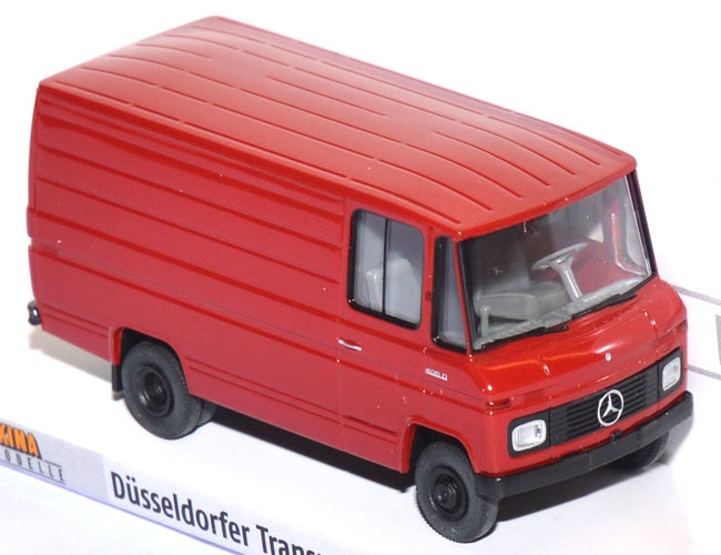 Mercedes-​Benz L 406 D Kasten - Düsseldorfer Transporter rot