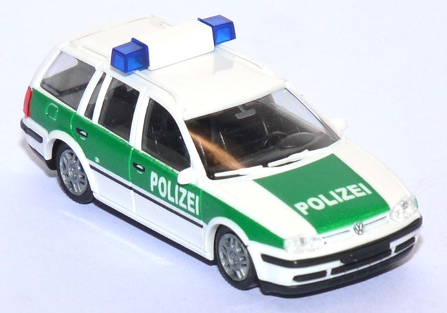 VW Golf 4 Variant Polizei grün