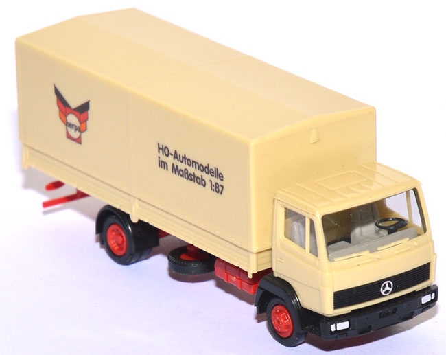 Mercedes-​Benz 814 Pritschen-​LKW Herpa creme