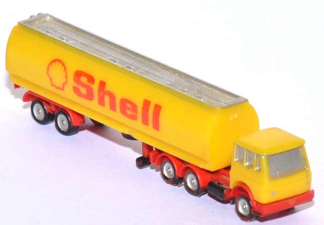 Tanksattelzug Shell gelb 1:220