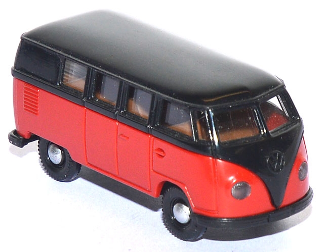 VW T1 Bus schwarz / rot