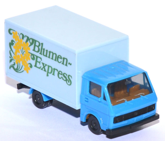 VW LT 28 Koffer Blumen-​​Express blau