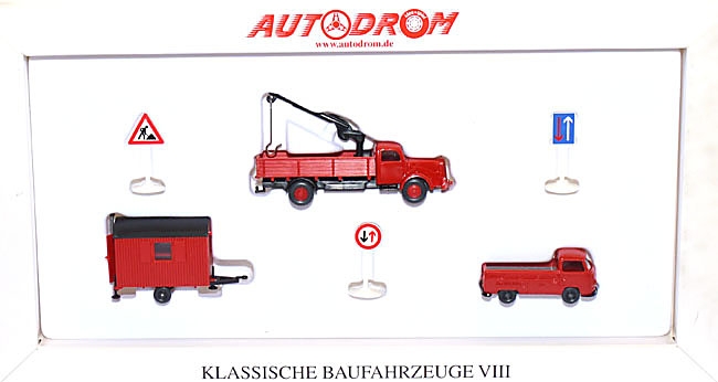 Set Autodrom Klassische Baufahrzeuge 8