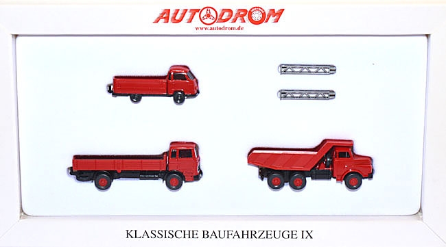 Set Autodrom Klassische Baufahrzeuge 9