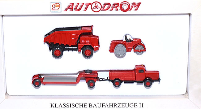 Set Autodrom Klassische Baufahrzeuge 2