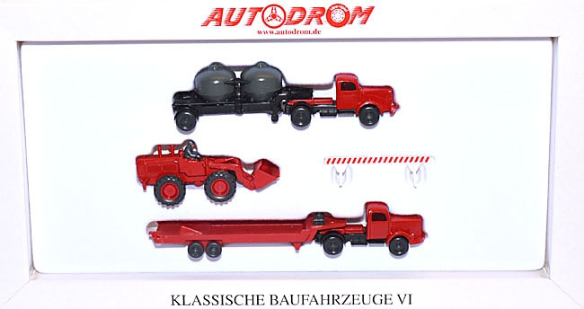 Set Autodrom Klassische Baufahrzeuge 6