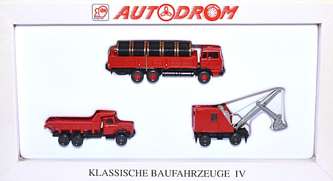 Set Autodrom Klassische Baufahrzeuge 4