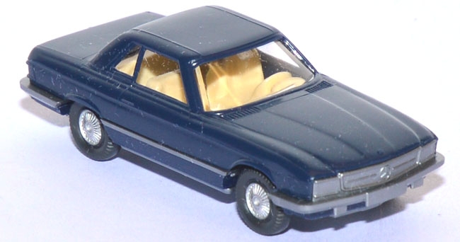 Mercedes-​​​​​​Benz 350 SL Cabriolet geschlossen stahlblau