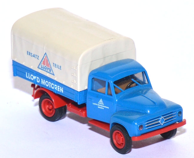 Borgward B 1500 Pritschen-​LKW Lloyd Motoren blau