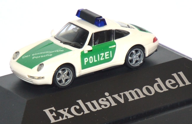 Porsche 911 Carrera (993) Polizei - Der einmillionste Porsche grün