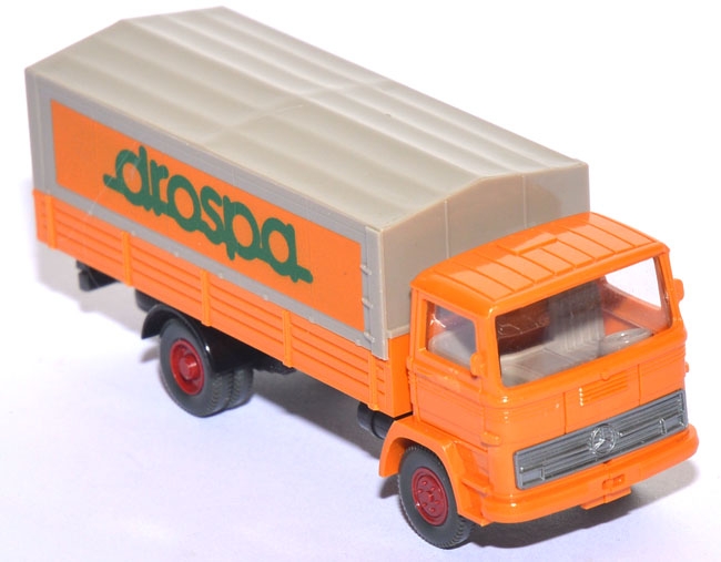 Mercedes-​​​​Benz LP 1317 Pritschen-​​​​LKW Drospa hellgelborange