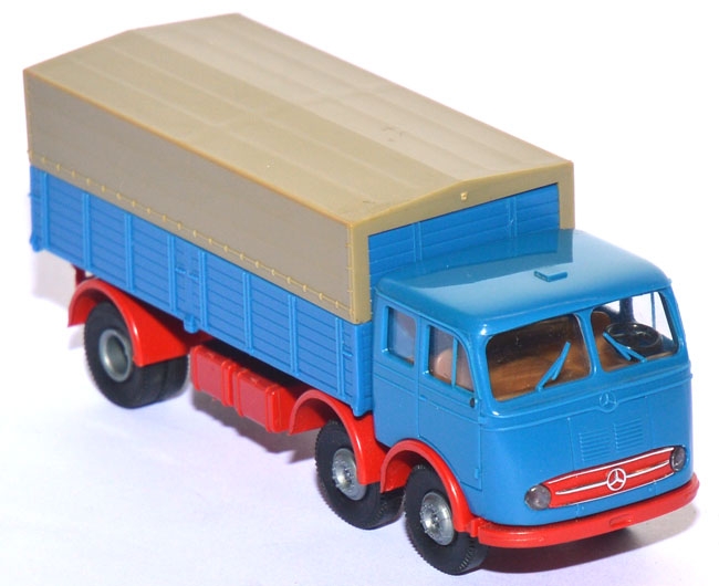 Mercedes-​Benz LP 333 Pritschen-​LKW blau