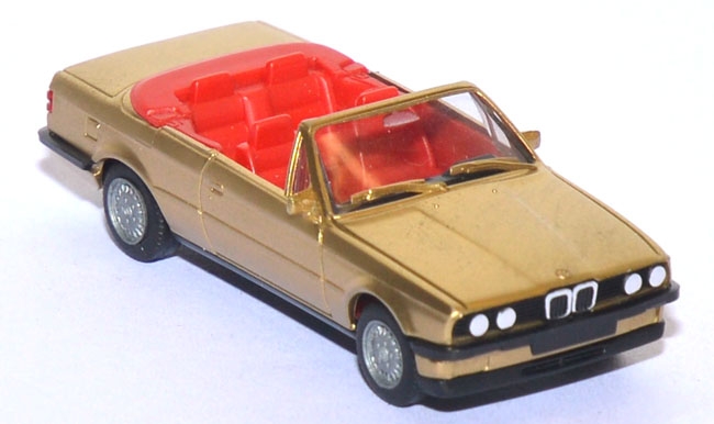 BMW 325i Cabrio offen gold