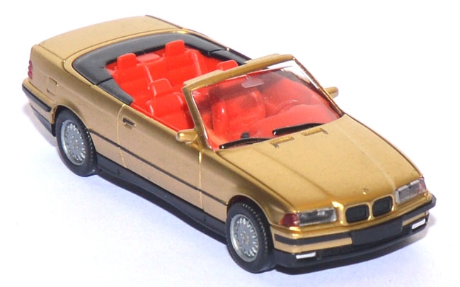 BMW 325i (E36) Cabrio offen gold