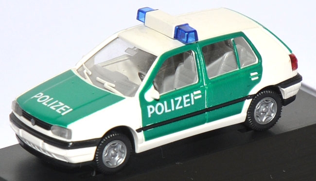 VW Golf 3 4türig Polizei grün