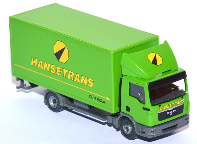 MAN TGL Koffer-​LKW Hansetrans gelbgrün