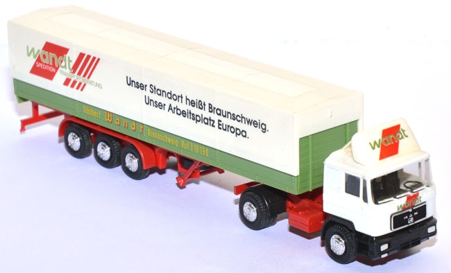 MAN F90 Pritschensattelzug Adalbert Wandt Braunschweig