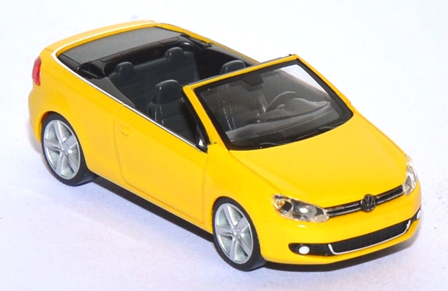 VW Golf 6 Cabrio gelb