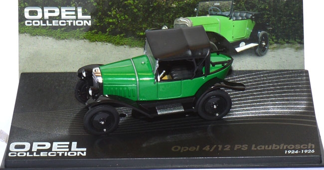 Opel 4/12 PS Laubfrosch 1:43