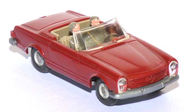 Mercedes-​​​​Benz 230 SL Cabrio weinrot