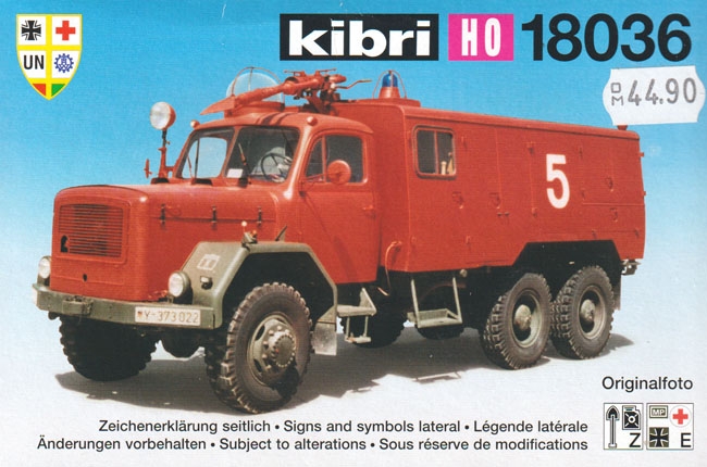 Magirus Jupiter TLF Feuerwehr - Bausatz