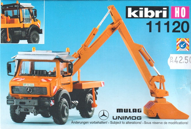 Mercedes-Benz Unimog U 2400 mit Böschungsmähwerk - Bausatz