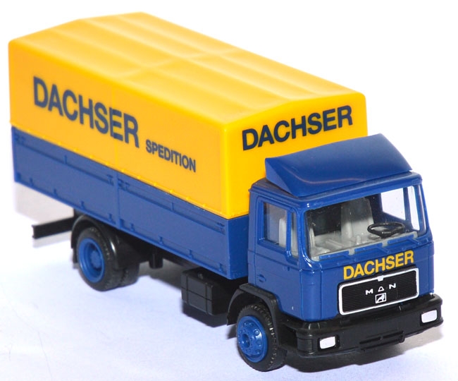 MAN M 90 Pritschen-​​LKW Dachser Spedition blau