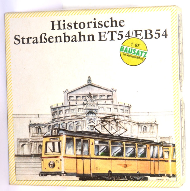 Straßenbahn ET 54 / EB 54 Verkehrsbetriebe Dresden