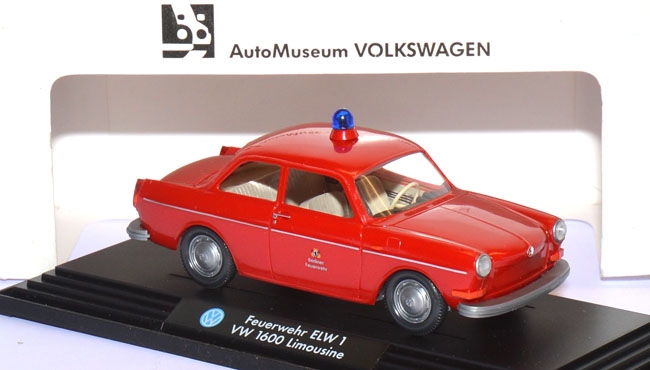 VW 1600 Limousine ELW 1 Berliner Feuerwehr rot