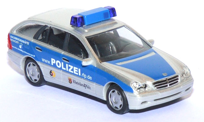 Mercedes-​Benz C-​Klasse T-​Modell Polizei Rheinland-​Pfalz blau 49171