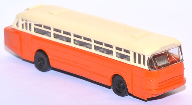 Ikarus 66 Stadtbus  leuchtorange / creme