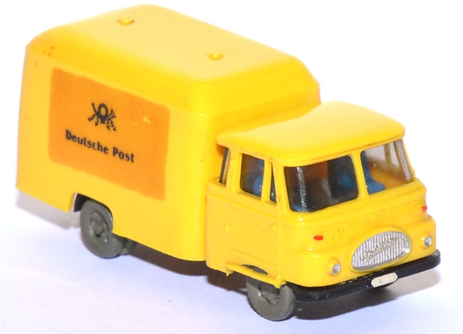 Robur LO 2500 LKW Koffer Deutsche Post zinkgelb