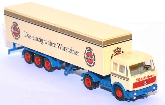 Mercedes-​Benz NG 1628 Koffersattelzug Warsteiner