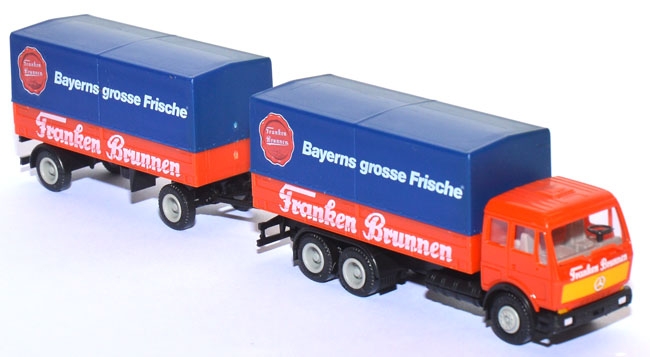 Mercedes-​​​Benz NG 1619 Pritschenlastzug Franken Brunnen