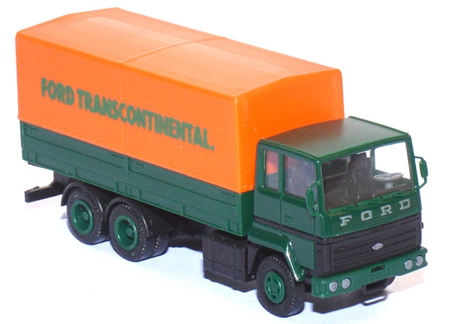 Ford Transcontinental Pritschen-​LKW dunkelgrün